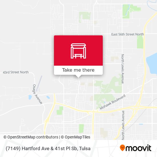 (7149) Hartford Ave & 41st Pl Sb map