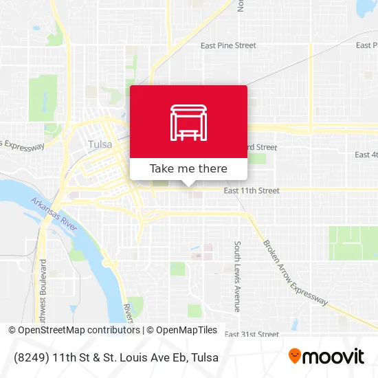 Mapa de (8249) 11th St & St. Louis Ave Eb