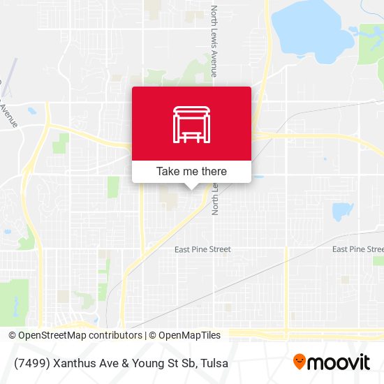 (7499) Xanthus Ave & Young St Sb map