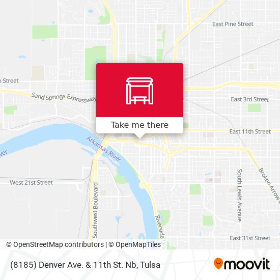 (8185) Denver Ave. & 11th St. Nb map