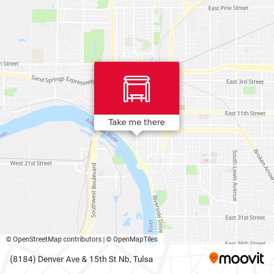 (8184) Denver Ave & 15th St Nb map