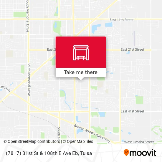 Mapa de (7817) 31st St & 108th E Ave Eb