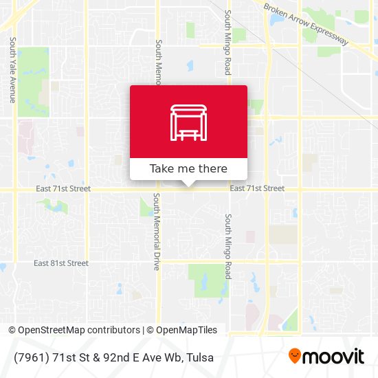 (7961) 71st St & 92nd E Ave Wb map