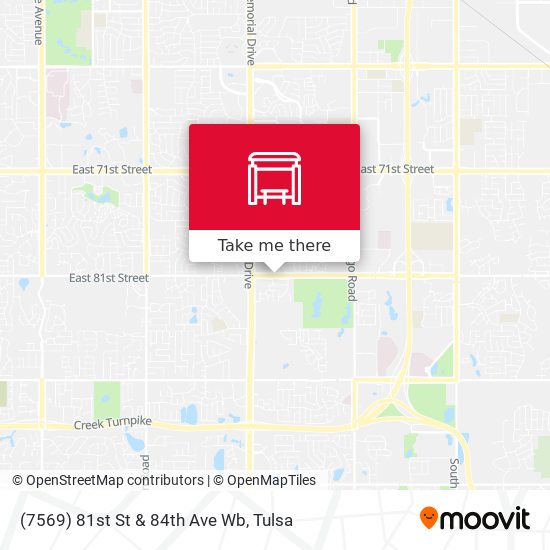 (7569) 81st St & 84th Ave Wb map