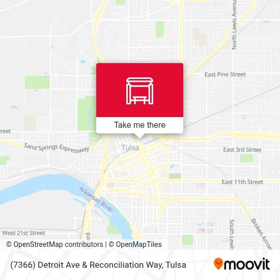 (7366) Detroit Ave & Reconciliation Way map