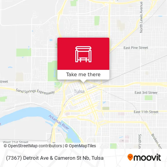 Mapa de (7367) Detroit Ave & Cameron St Nb