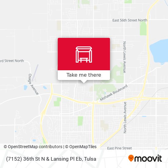 (7152) 36th St N & Lansing Pl Eb map
