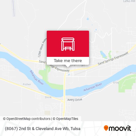 (8067) 2nd St & Cleveland Ave Wb map