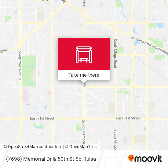 (7698) Memorial Dr & 60th St Sb map