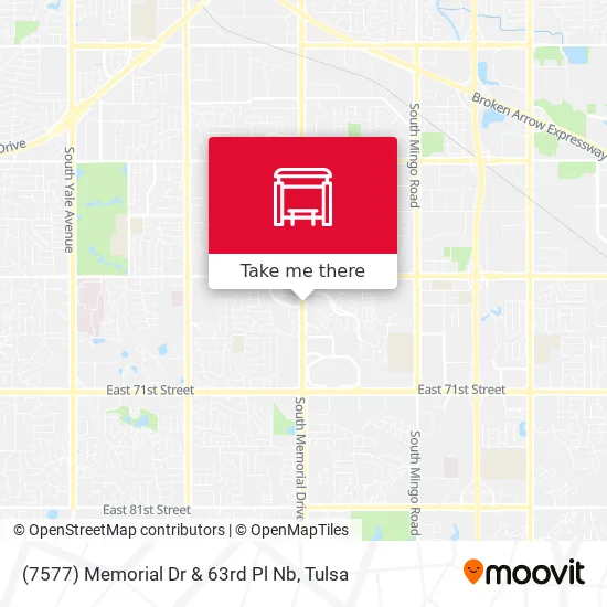 Mapa de (7577) Memorial Dr & 63rd Pl Nb