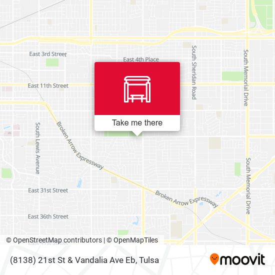 Mapa de (8138) 21st St & Vandalia Ave Eb