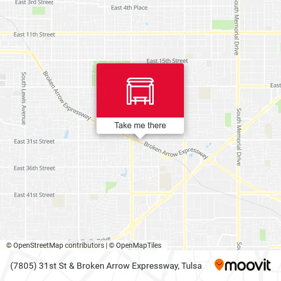 Mapa de (7805) 31st St & Broken Arrow Expressway