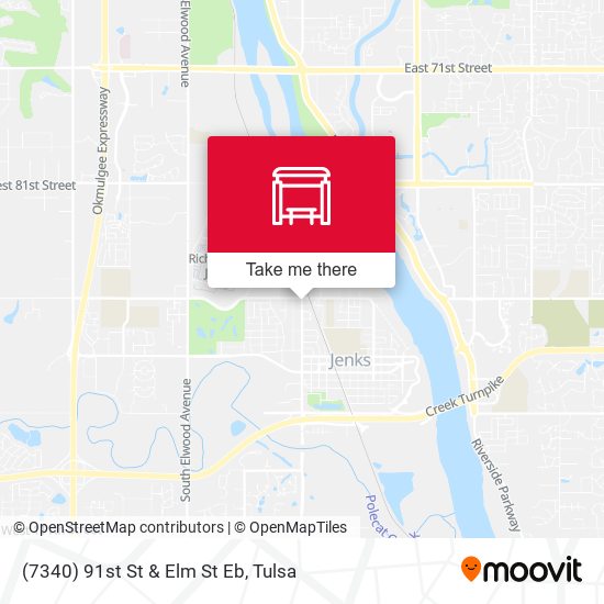 Mapa de (7340) 91st St &  Elm St Eb