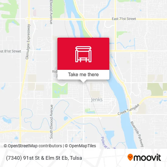 Mapa de (7340) 91st St &  Elm St Eb