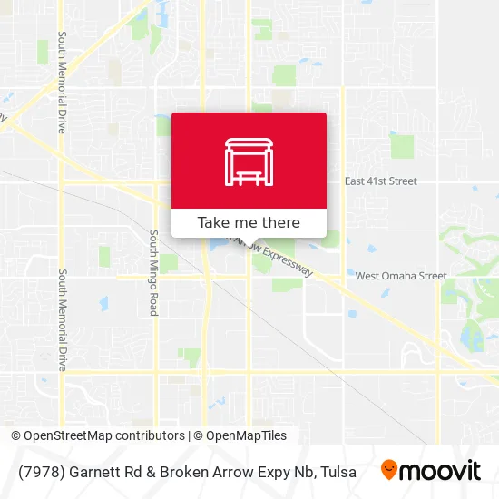 Mapa de (7978) Garnett Rd & Broken Arrow Expy Nb