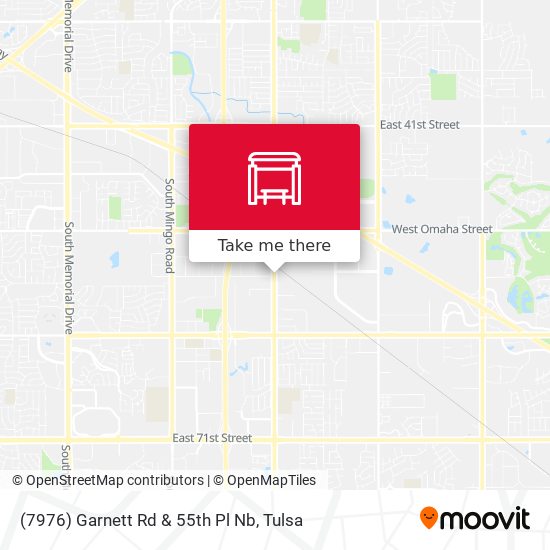 (7976) Garnett Rd & 55th Pl Nb map