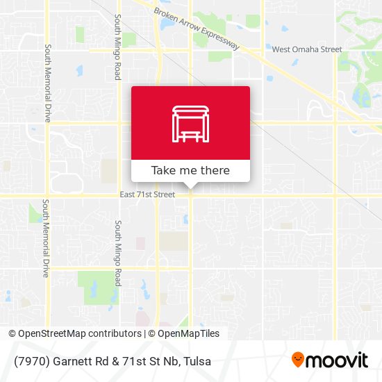 (7970) Garnett Rd & 71st St Nb map