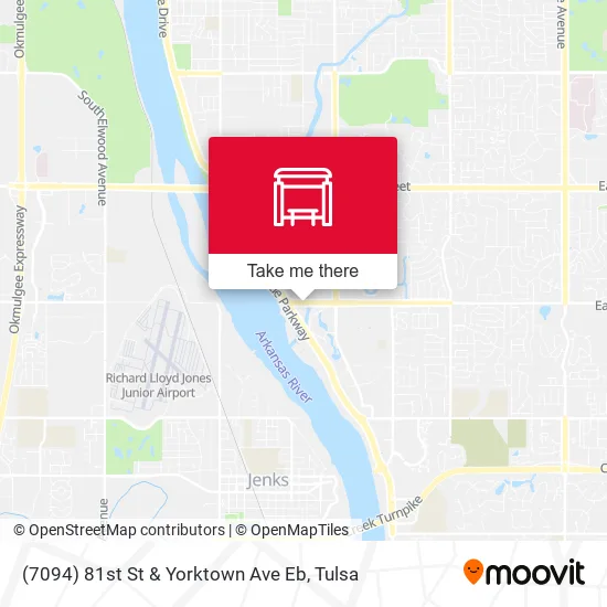 Mapa de (7094) 81st St & Yorktown Ave Eb