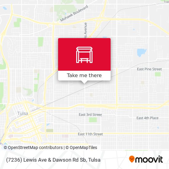 (7236) Lewis Ave & Dawson Rd Sb map