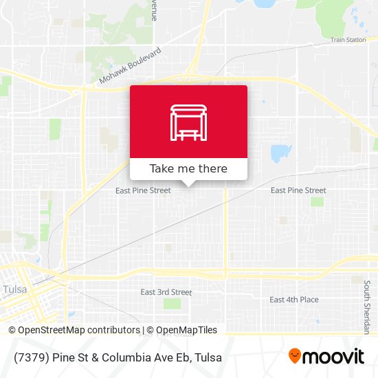 Mapa de (7379) Pine St & Columbia Ave Eb