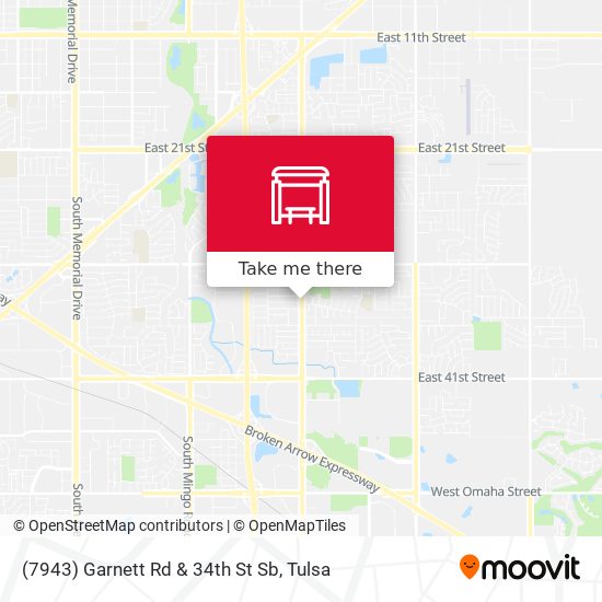 (7943) Garnett Rd & 34th St Sb map