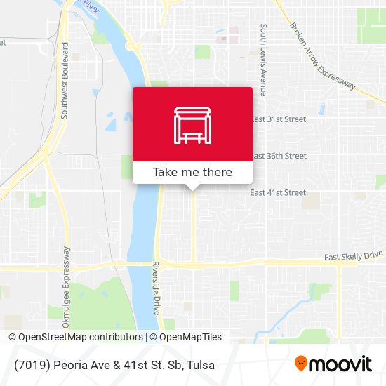 (7019) Peoria Ave & 41st St. Sb map