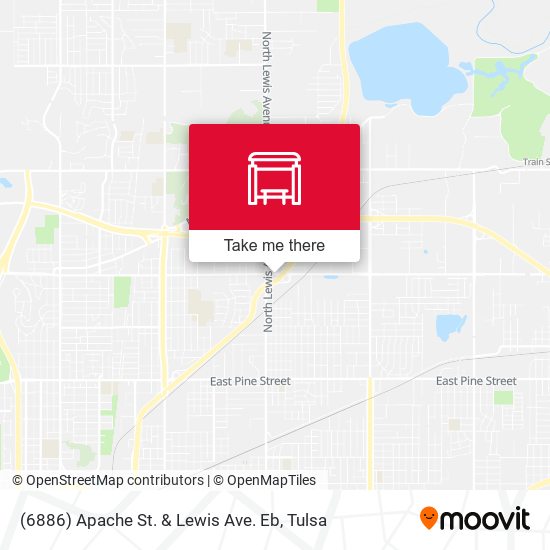 (6886) Apache St. & Lewis Ave. Eb map