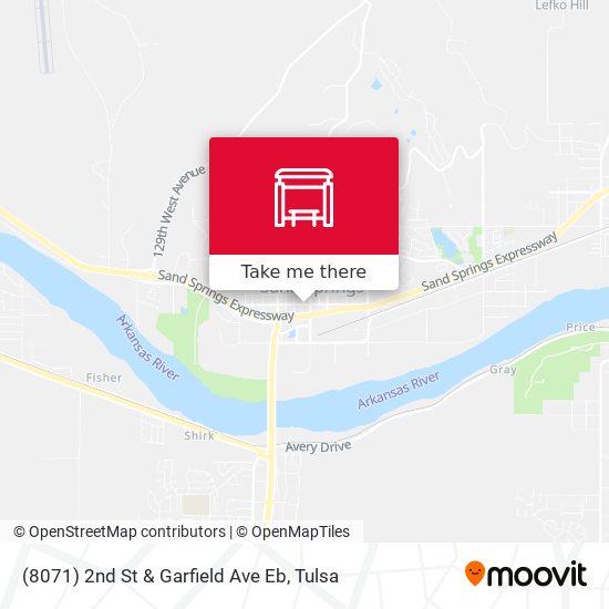 (8071) 2nd St & Garfield Ave Eb map