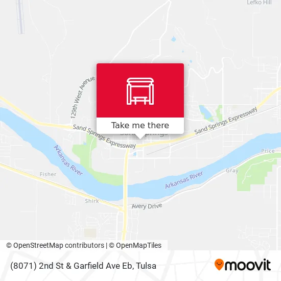 Mapa de (8071) 2nd St & Garfield Ave Eb