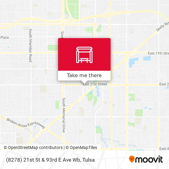 Mapa de (8278) 21st St & 93rd E Ave Wb