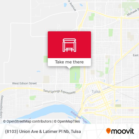 (8103) Union Ave & Latimer Pl Nb map