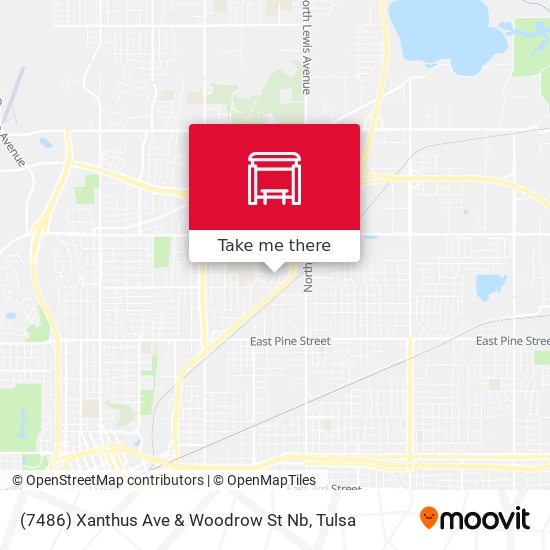 Mapa de (7486) Xanthus Ave & Woodrow St Nb