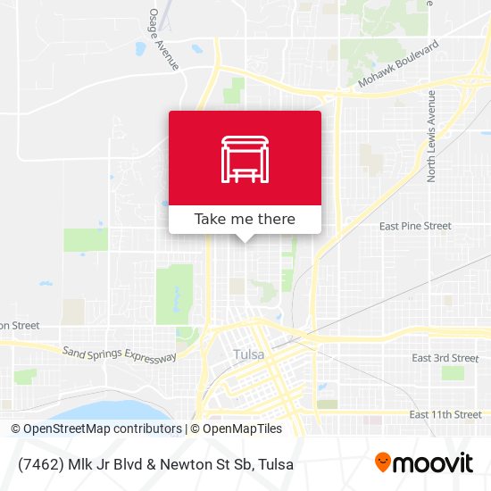 (7462) Mlk Jr Blvd & Newton St Sb map