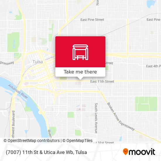 Mapa de (7007) 11th St & Utica Ave Wb