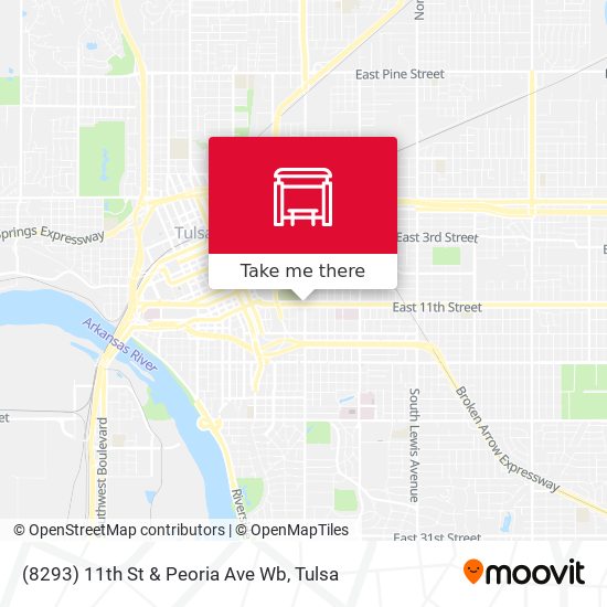 (8293) 11th St & Peoria Ave Wb map