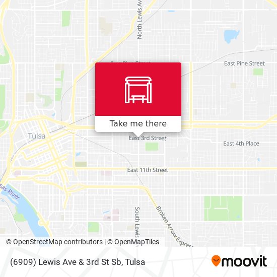 (6909) Lewis Ave & 3rd St Sb map