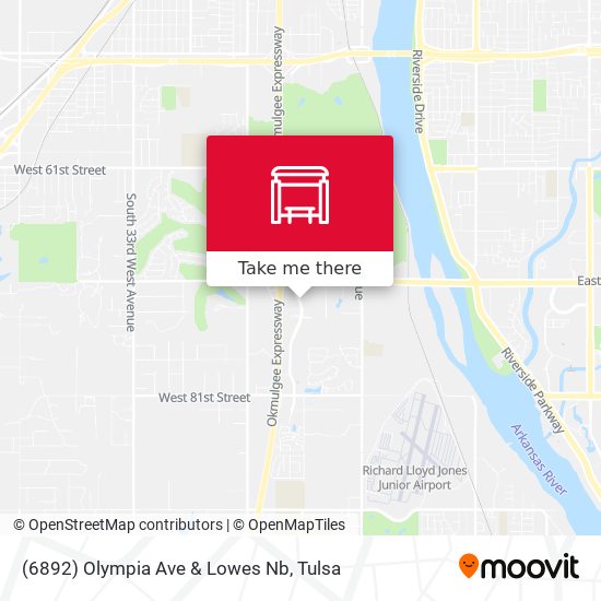 (6892) Olympia Ave & Lowes Nb map