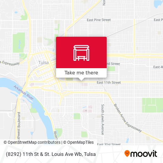 (8292) 11th St & St. Louis Ave Wb map