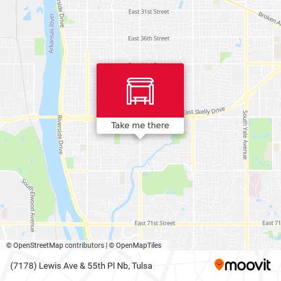 (7178) Lewis Ave & 55th Pl Nb map