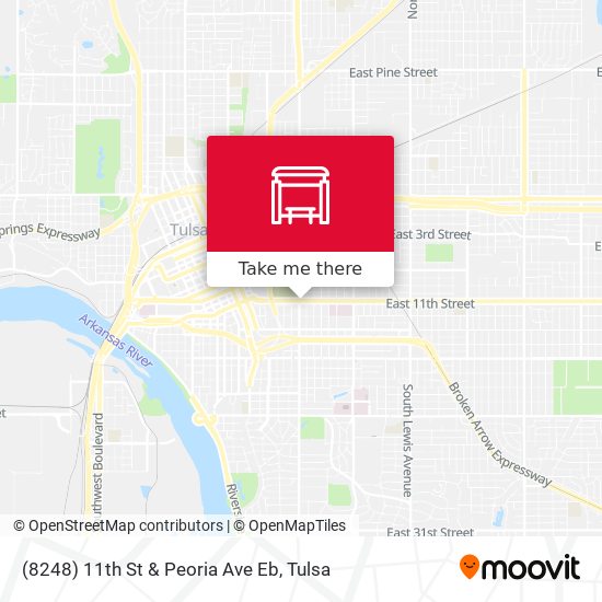 (8248) 11th St & Peoria Ave Eb map
