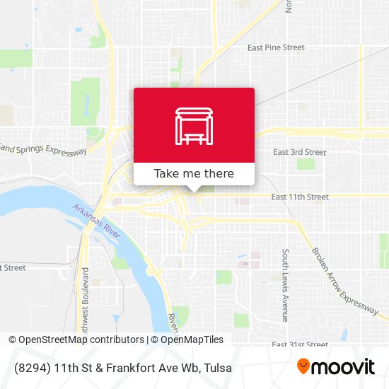 Mapa de (8294) 11th St & Frankfort Ave Wb