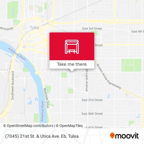 (7045) 21st St. & Utica Ave. Eb map
