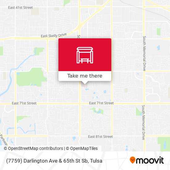 (7759) Darlington Ave & 65th St Sb map