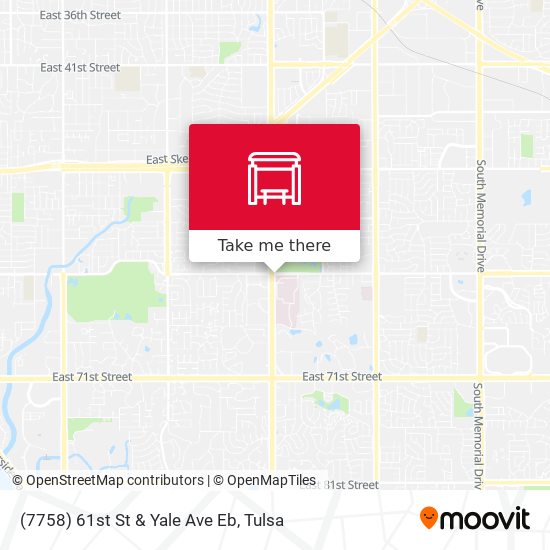 (7758) 61st St & Yale Ave Eb map