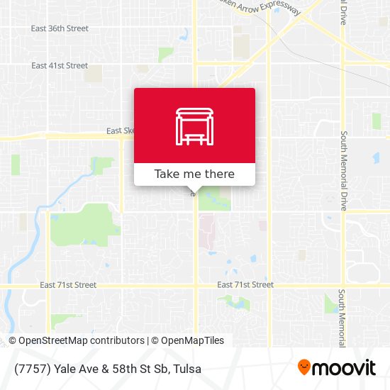 Mapa de (7757) Yale Ave & 58th St Sb