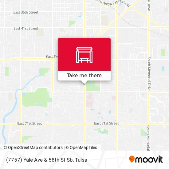 Mapa de (7757) Yale Ave & 58th St Sb