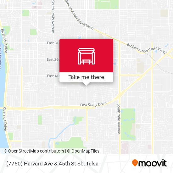(7750) Harvard Ave & 45th St Sb map