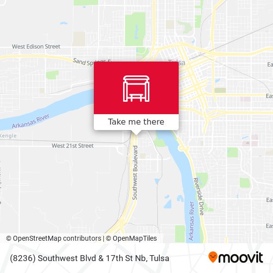 (8236) Southwest Blvd & 17th St Nb map