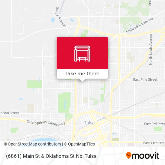 (6861) Main St & Oklahoma St Nb map