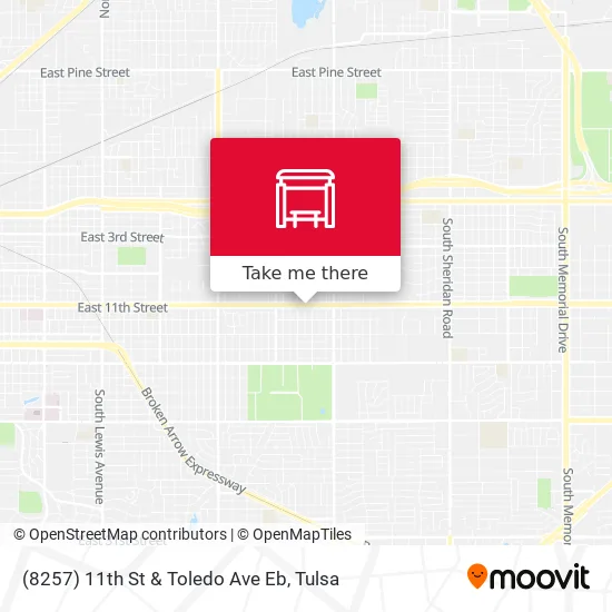 Mapa de (8257) 11th St & Toledo Ave Eb